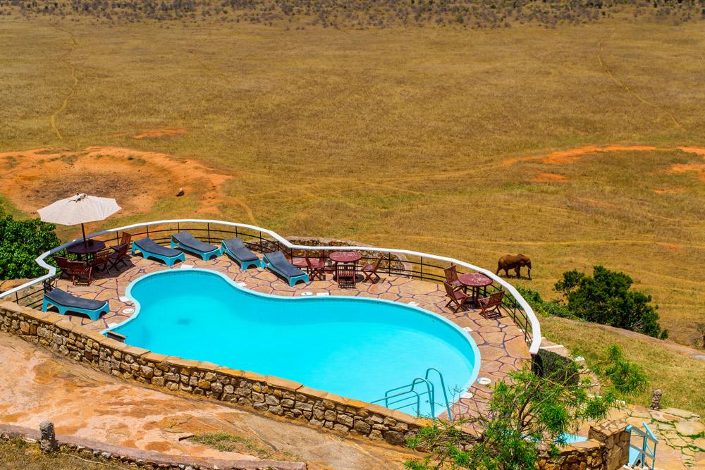 Voi Safari Lodge Bagian luar foto